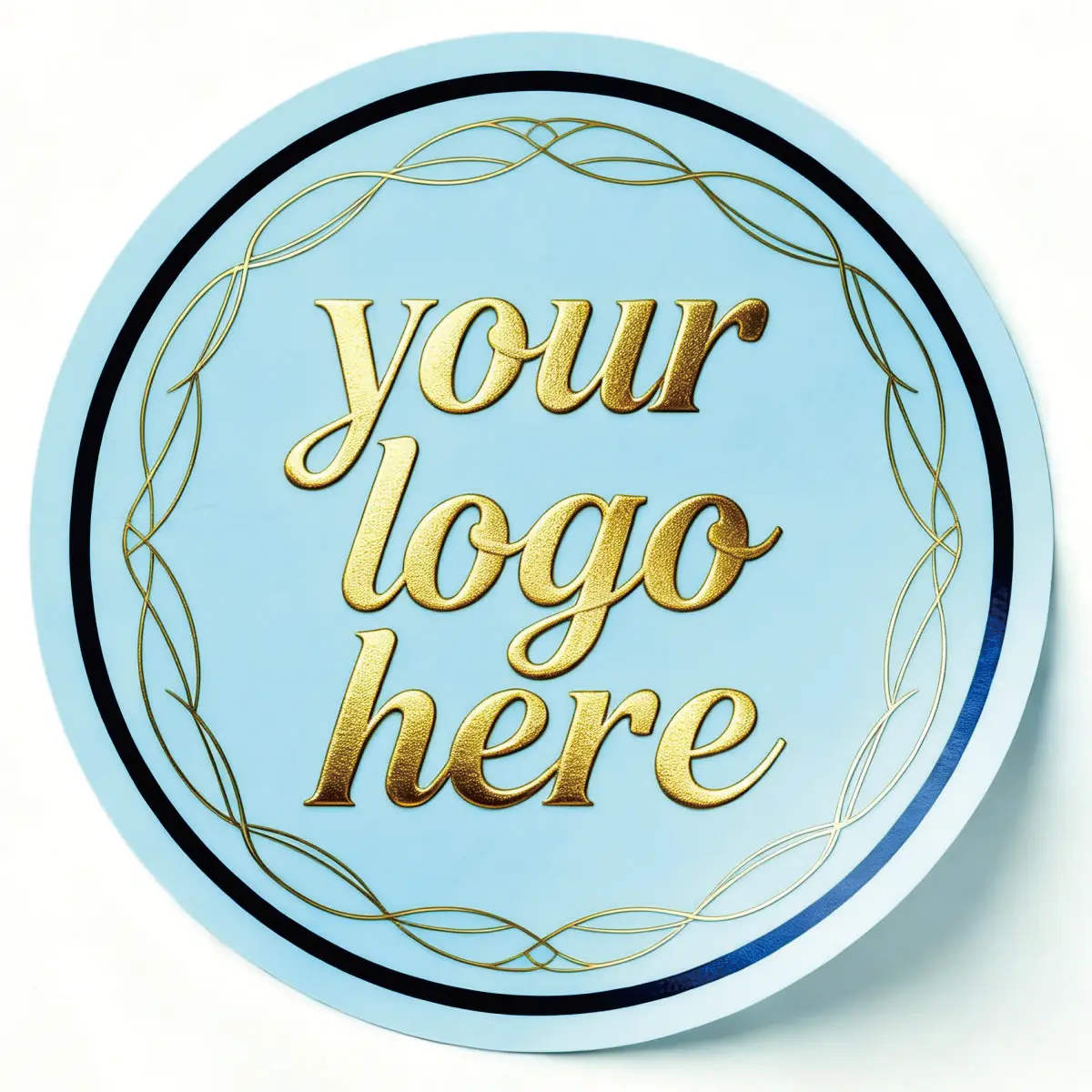 

Personalized Stickers Custom Design Service-Upload Your Picture/Logo for Event Decor,Durable Adhesive Labels for Gifts & Parties