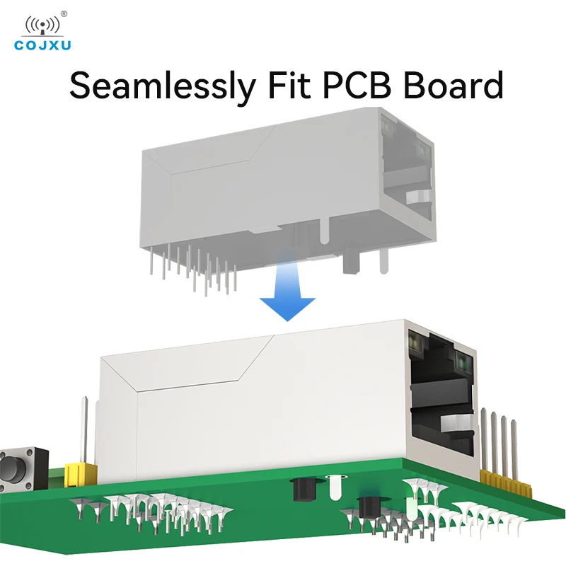 Ttl Serieel Naar Ethernet NE2-T1M 10M/100M Seriële Naar Netwerkpoort Rj45 Ultra Klein Formaat Modbus Gateway Tcp Naar Rtu Mqtt