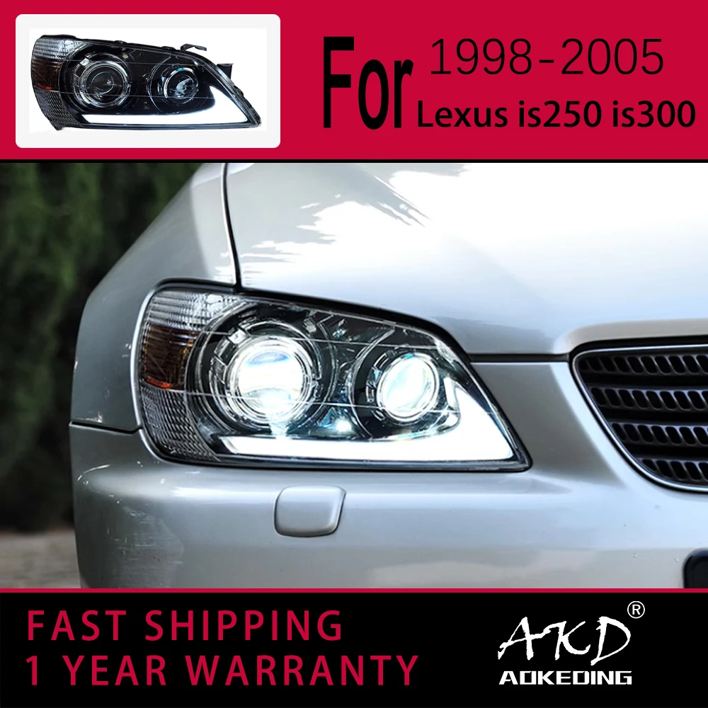 Car Lights for Lexus IS250 IS300 LED Headlight 2006-2012 is350 Head Lamp Drl Projector Lens Automotive Accessories