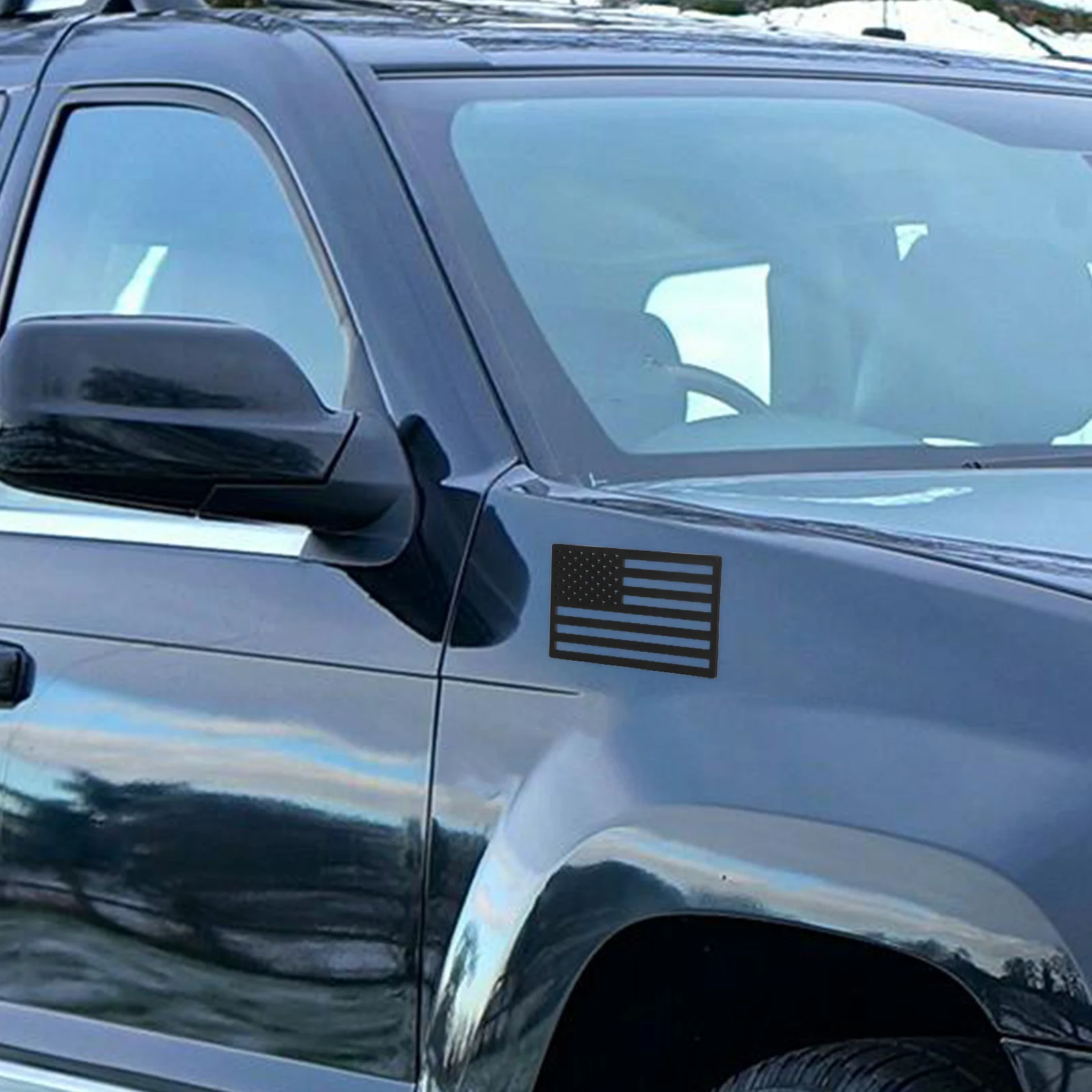 

1 Pair Car Decals For Men American Flag Sticker Waterproof Durable For Trucks Suvs Off Road Vehicles Rear Window Bumper