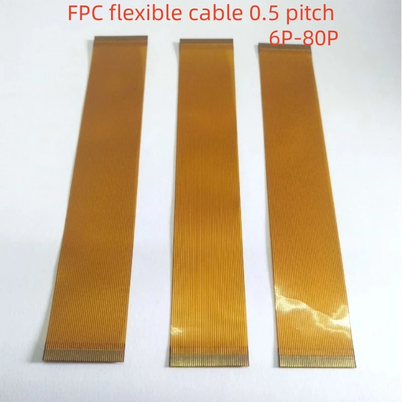 FPC Cable 0.5mm Pitch 10P14P16P18P 20P24P30P40P50P60P 80P LVDS MIPI LCD Cable
