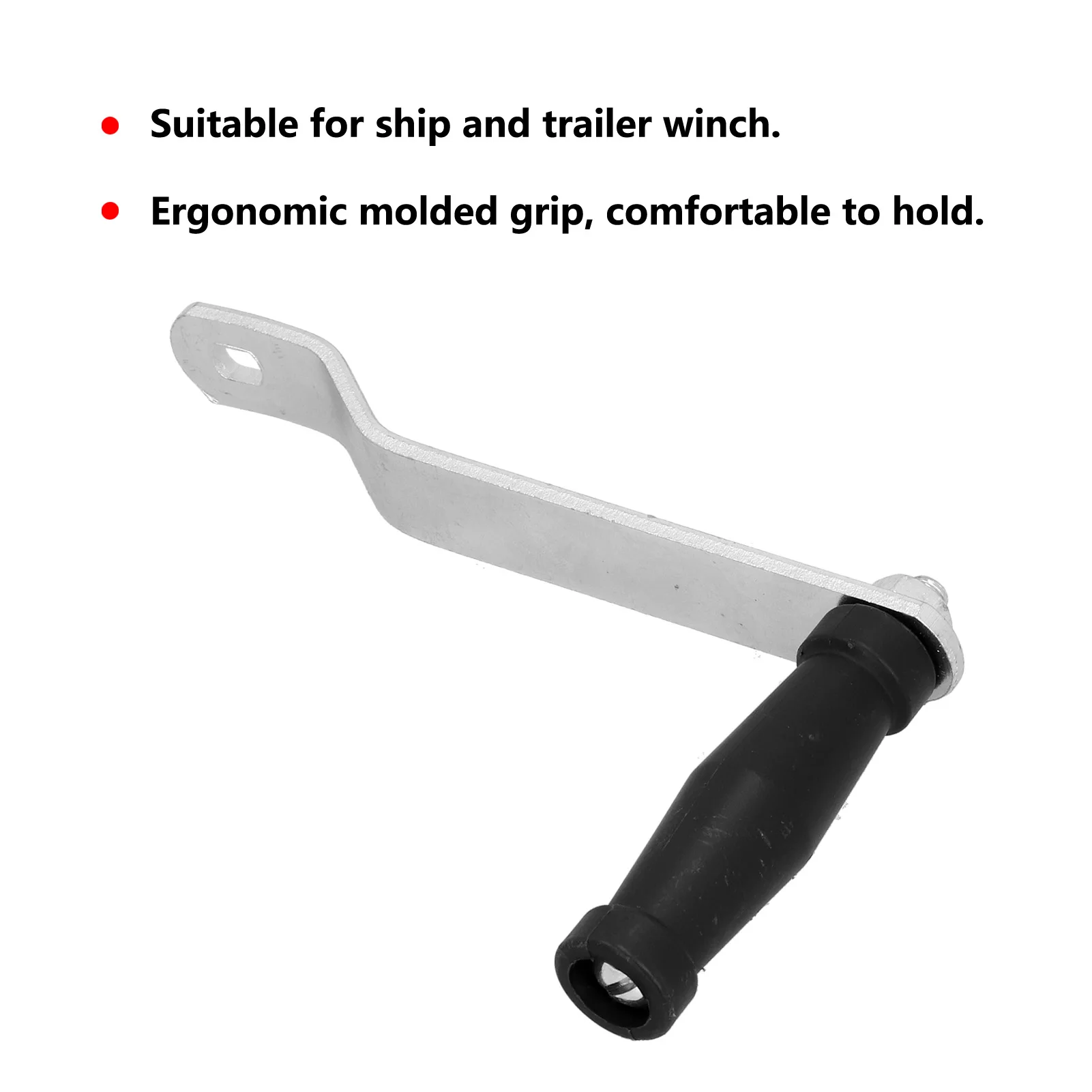 Easy Install Comfort Grip Winch Crank Handle Replacement Accessory Ergonomic Design Reduces Hand Fatigue for Boat Trailer Winch