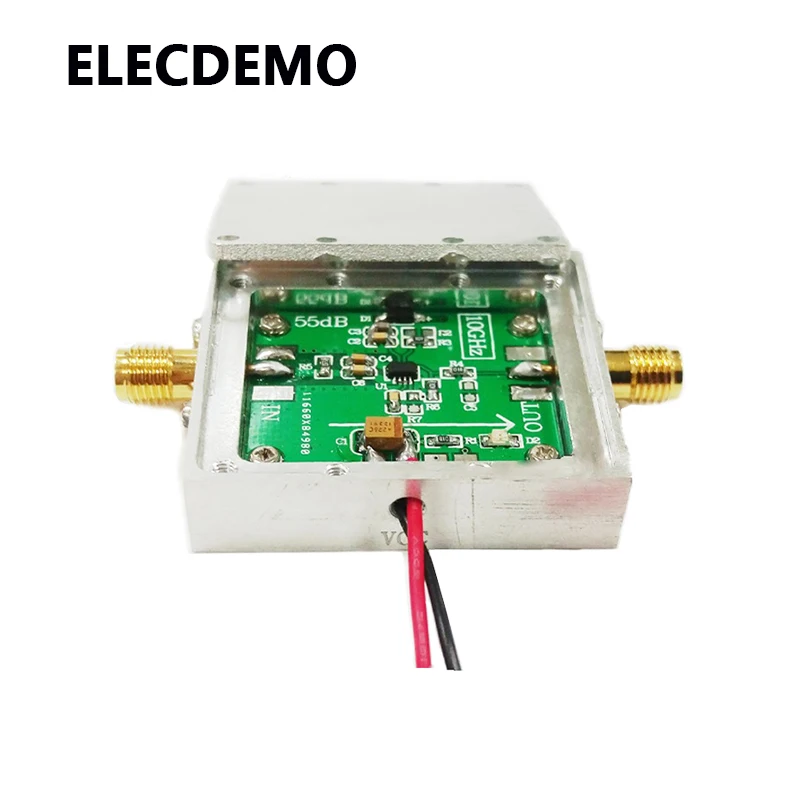 Logarithmic Detector RF Power Meter Module, 1MHz-10GHz ,High Precision Low Noise, 50dB Dynamic Range, SMA DIY Board,AD8317
