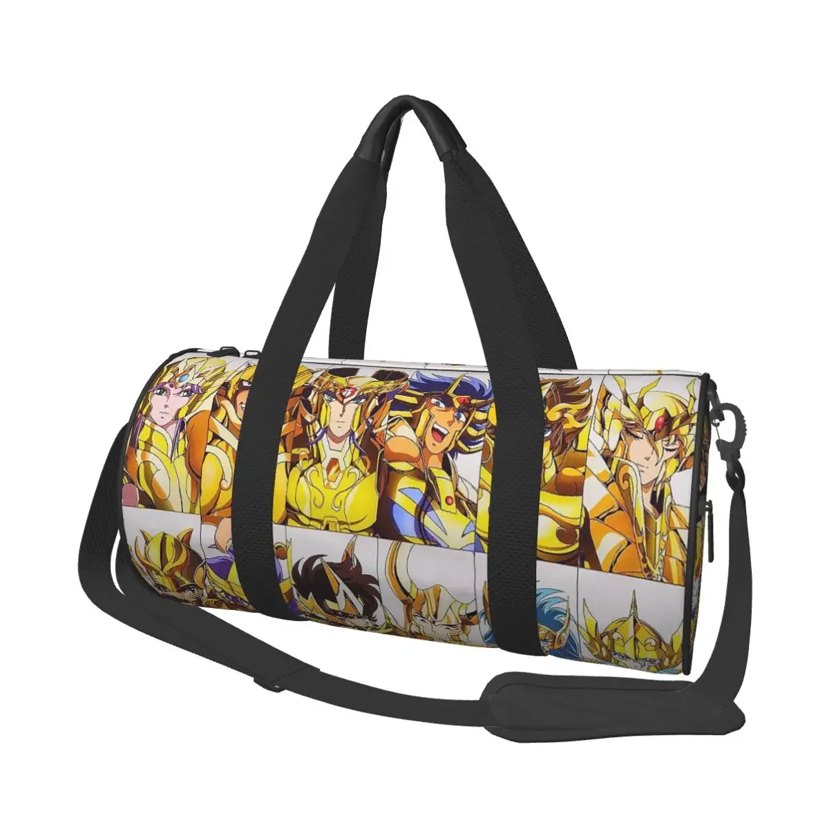 Knights Of The Zodiac Large Duffle Gym Bag Multi-Functional Duffle Travel Bags Handbags Fitness bag