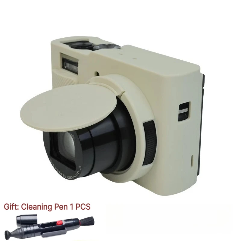 For Panasonic ZS99 TZ99 Soft Silicone Camera Body Case ZS99 Rubber Case Micro single Camera Bag +1 PCS Free Cleaning Pen