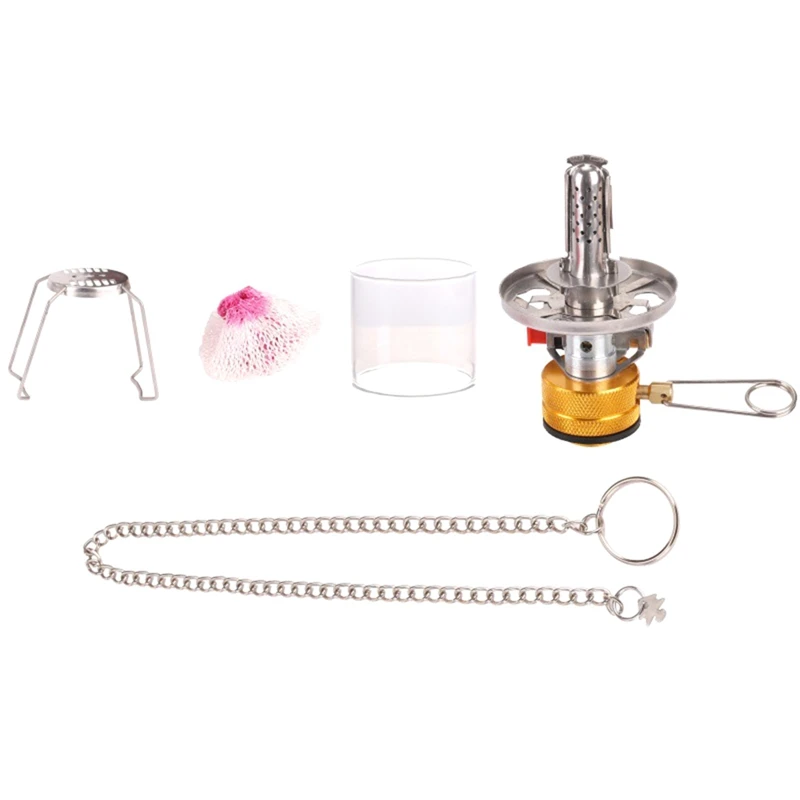 Mini Gas Lamp Tent Lamp Flashlight Hanging Mini Camping Portable Glass Lamp Camping Equipment