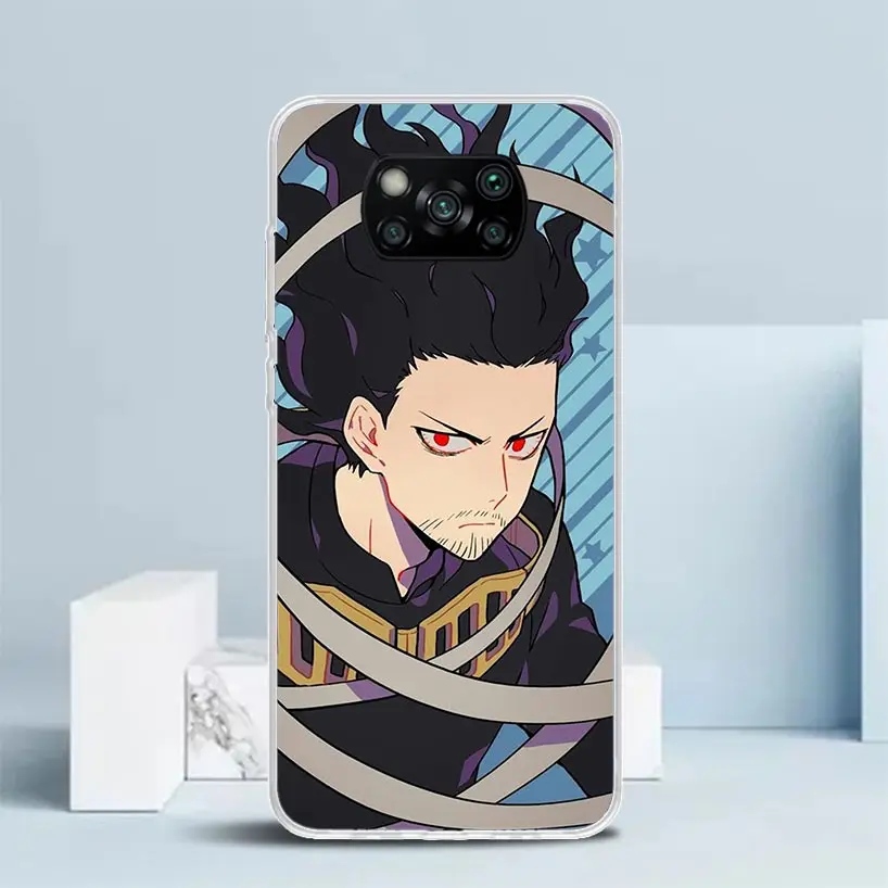 My Hero Aizawa Shouta Phone Case For Xiaomi Poco X6 X5 X4 X3 Nfc F6 F5 Pro F4 Gt F3 F2 F1 M5S M4 M3 M2 Soft TPU Back Cover