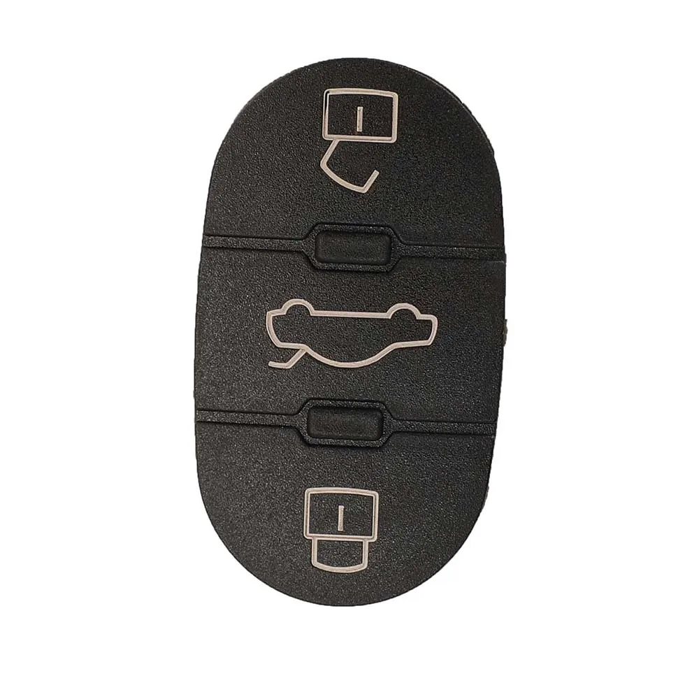 jingyuqin X1 X5 Rubber Pad Replacement Remote Key Shell Fob Cover Case Repair Pads For Audi A3 A4 A5 A6 A8 Q5 Q7 TT