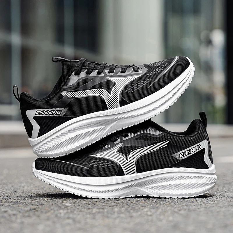 Men's Running Shoes Luxury shoes Sneakers Cushioning Mesh Off-road Outdoor Trainer Shoes Race Breathable Couple Non-Slip Fashion