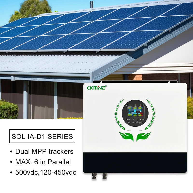 Wholesale 6KW 48V Dual Input Off Grid Single Phase Solar Hybrid Inverter 50Hz to 60Hz High Frequency Solar Home Inverter