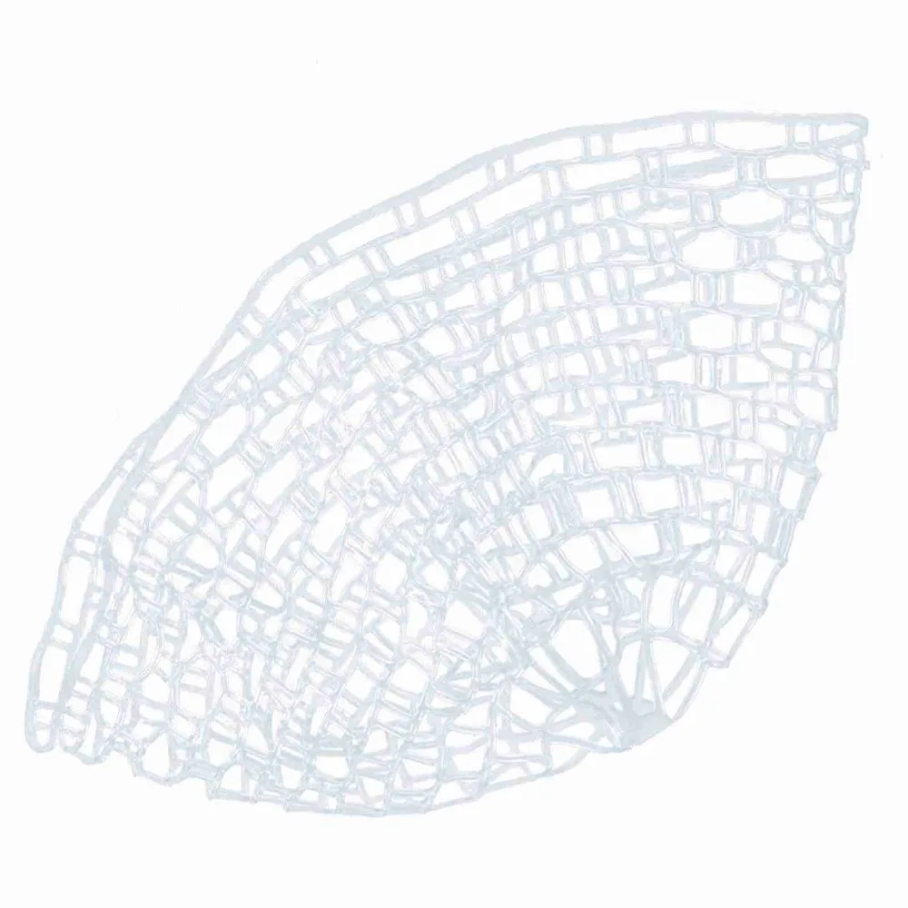 Durable Rubber Fly Fishing Landing Net 100cm/120cm Lightweight Fishing Landing Net Soft White Fishing Net Saltwater Fishing - view 4