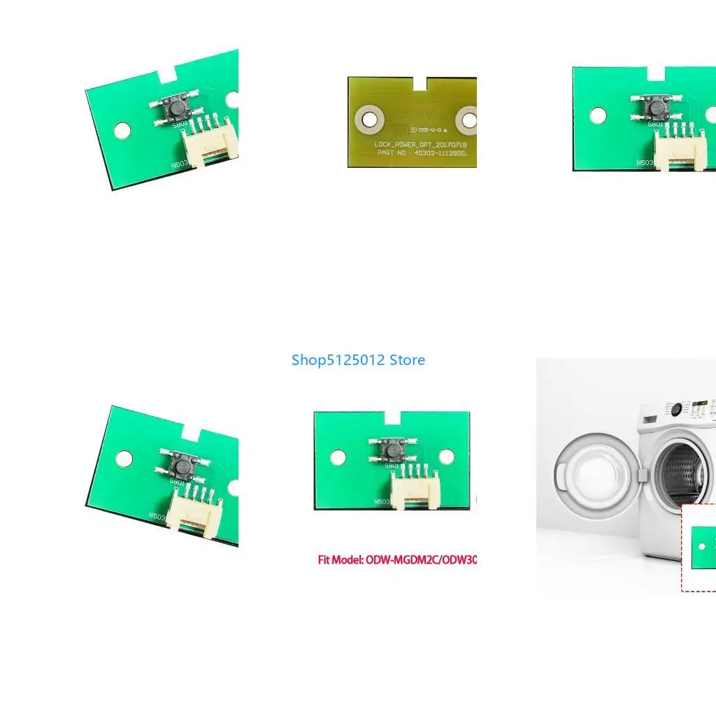 G8TC User Friendly Keypad Replacement Control Board Suitable for ODW Series Wall Mount Small Washing Machine PCB Texture