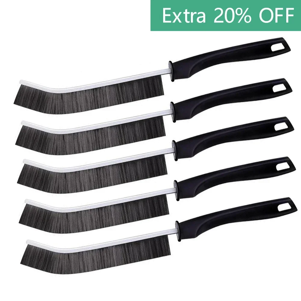 

Multifunctional Gap Cleaning Brush (5 Pcs) - Hard Bristle for Bathroom Tiles, Kitchen & Window Household Use