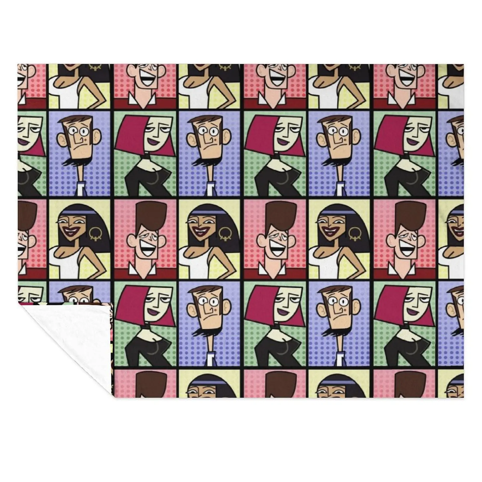 

Clone High Throw Blanket Polar cosplay anime Blankets For Sofas Summer Beddings Blankets