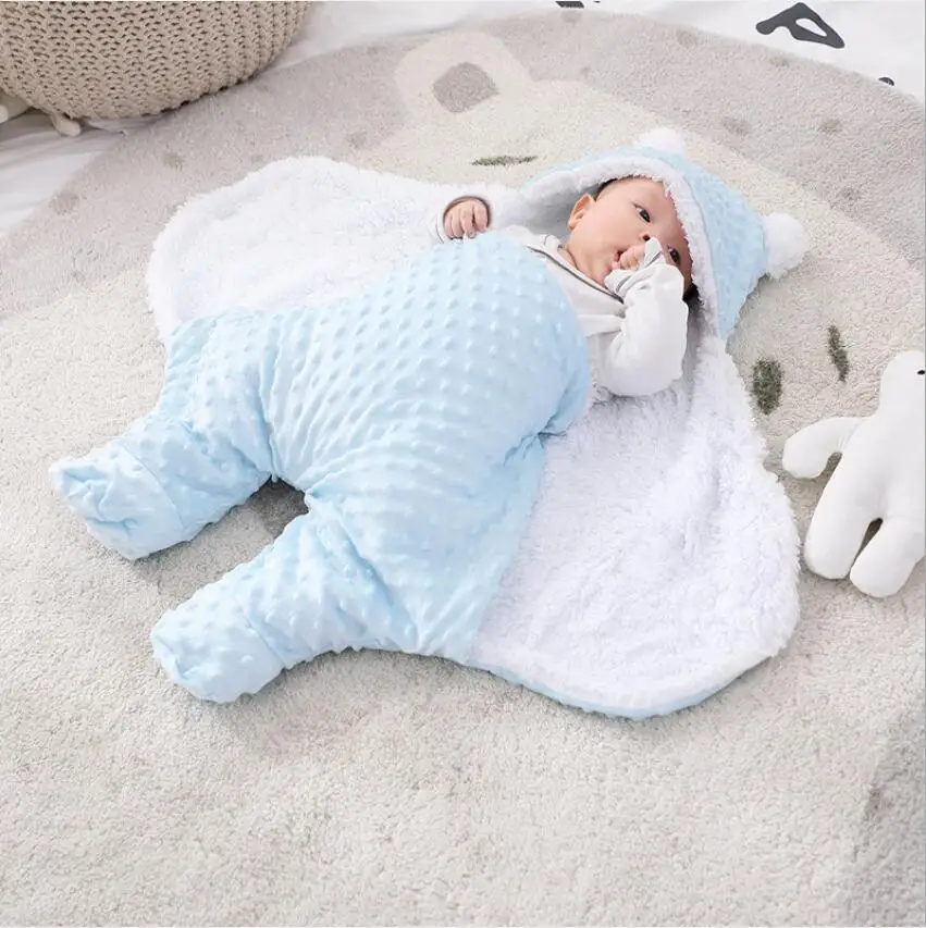 Comfortable Newborn Keep Warm Soothing scarf baby swaddle sleeping bag blanket