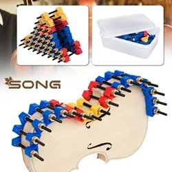 32pcs Violin Glueing clamps Violin Crack Repair clips cello Fixed service clamp Violin Body retaining clip violin repair tools