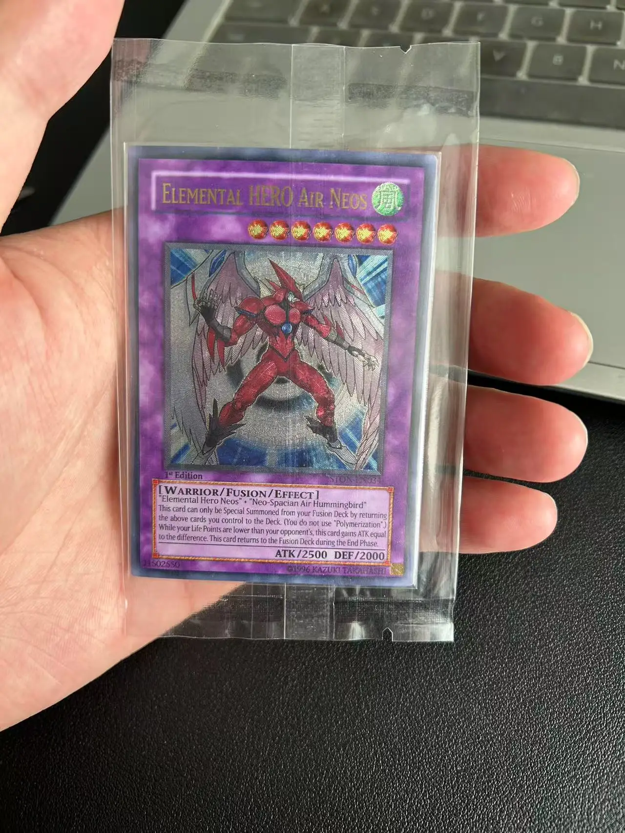 

Yu Gi Oh Ultimate Rare/UTR TCG Elemental HERO Air Neos (STON-EN034) Английская коллекция по индивидуальному заказу Игровая карта (не оригинальная карта)