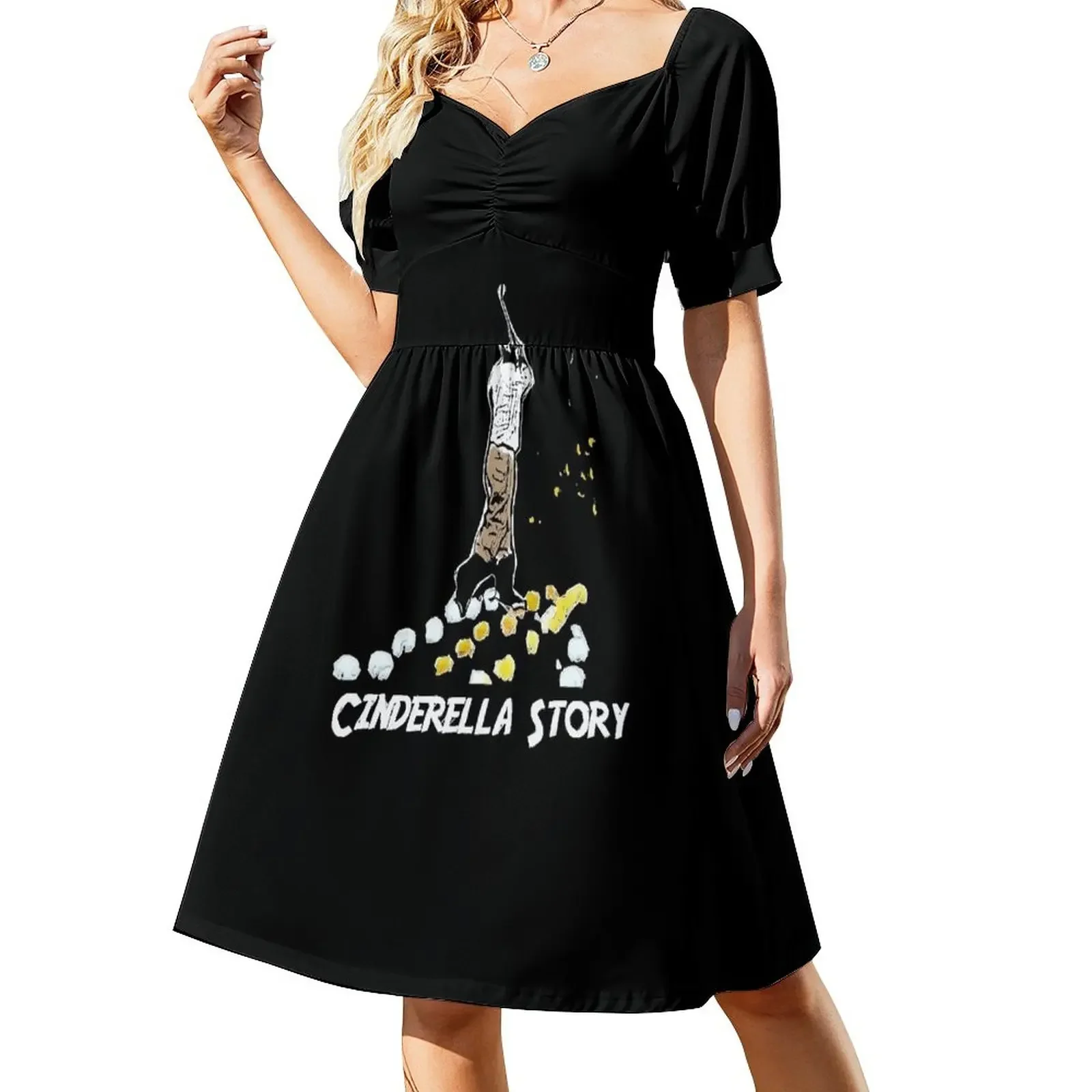 

Cinderella Story Short-Sleeved Dress cute dress Dance dresses women dress