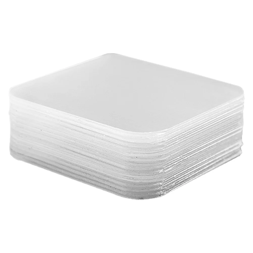 60 قطعة من وسادات لاصقة شفافة مزدوجة الجوانب، شريط لاصق عالي التحمل قابل للإزالة على الحائط، مثبتات لاصقة متعددة الوظائف للمكتب المنزلي