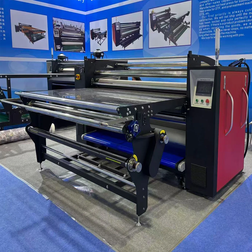 Textile Calender Oil Press Roller Type Sublimation Thermal Transfer Equipment Machine