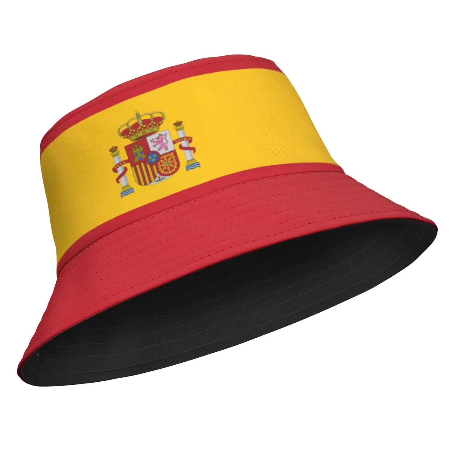 Spain Free Custom Name Number Teams Logo esp Bucket Cap nation flag es spanish country college print photo text Fisherman Hats