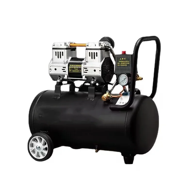 Home Repair Tire Inflation Compressor Silent Air Compressor With Pure Copper Motor Oil-Free Air Pump