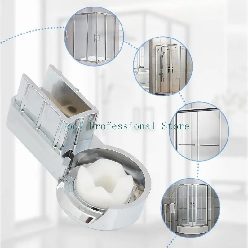 57QF Corrosion Resistant Bathroom Turn Lightweight Turn Mechanism Shower Room Hardware Simple Installation for Household