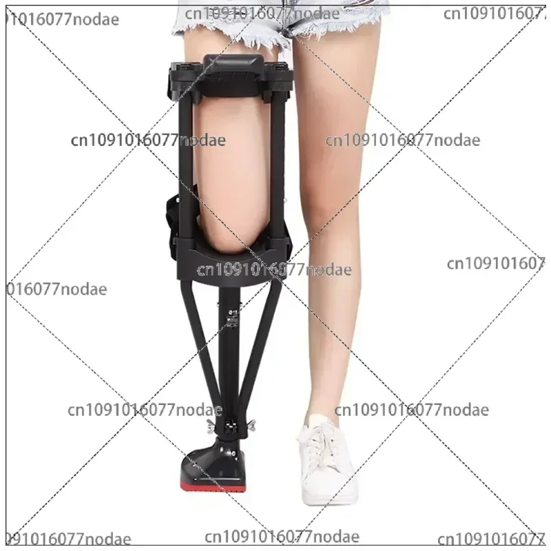 Support-Free Walking Aids Knee Walker Single-Leg Telescoping Assisted Walking Stick Hands Free Crutch Leg Knee Mobility