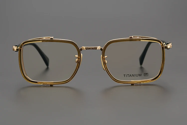 Titan Schildkröte Lesebrille Männlich Handgemachte Schmale Brillen Rahmen Anti Blaues Licht Gläser +1,0 1,5 1,75 2,0 – Detail 3
