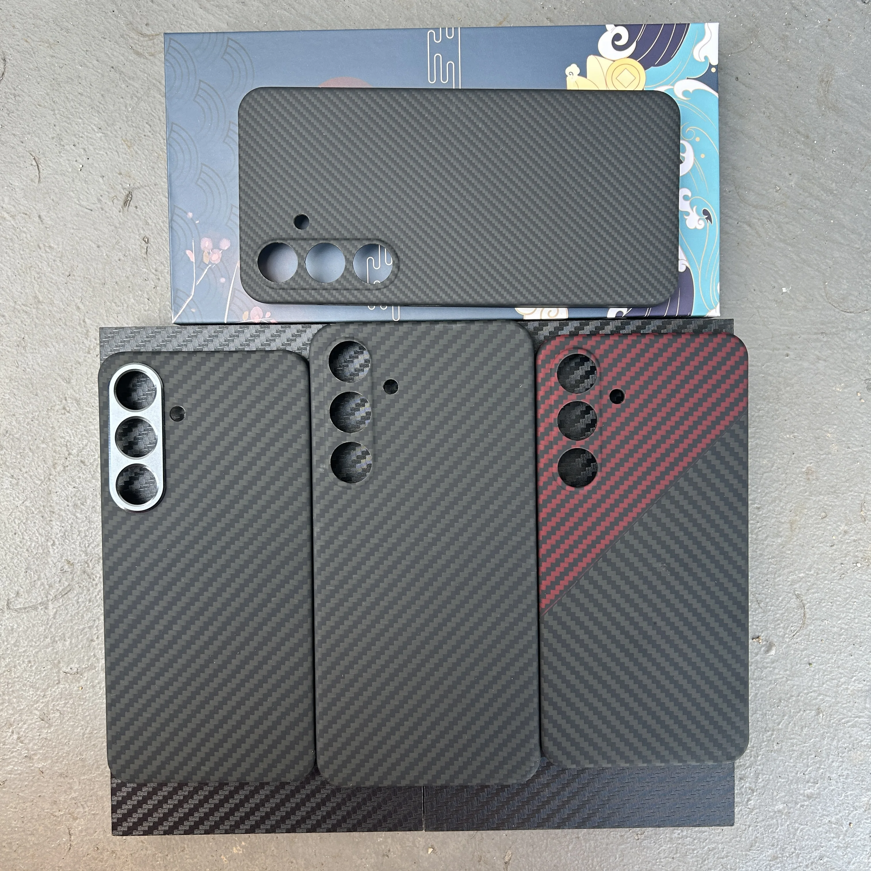 

Magnetic Aramid Fiber Phone Case for Samsung Galaxy S24 S24 Plus Magsafe Case Real Carbon Fiber Cover for Galaxy S24 S24+ Case