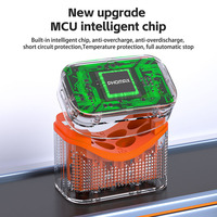 PHOMAX AA/AAA Battery Charger Intelligent LED Indicator Ni-MH/Ni-Cd 8 Slot Battery Charger Rechargeable Batteries for Video Game