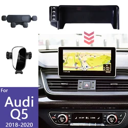 For Audi Q5 SQ5 2018 2019 2020 Phone Holder Car Screen Panel Fixed Base Wireless Charging Support Car Gravity Phone Mount