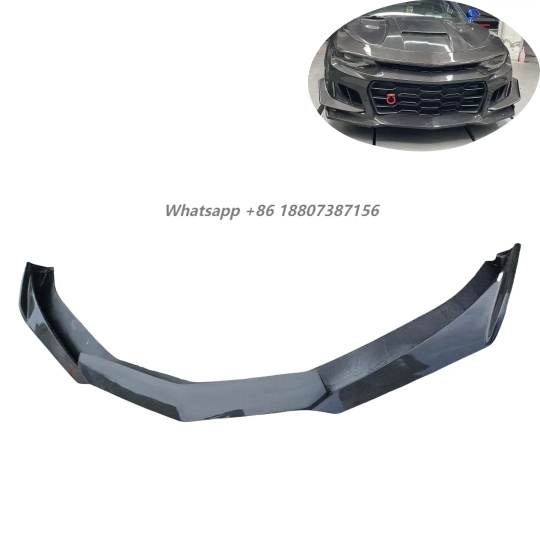 

For 6th Generation Camaro 2016-2024 1LE / ZL1 Style High Quality Customized Carbon Fiber Front Lip Body Kit