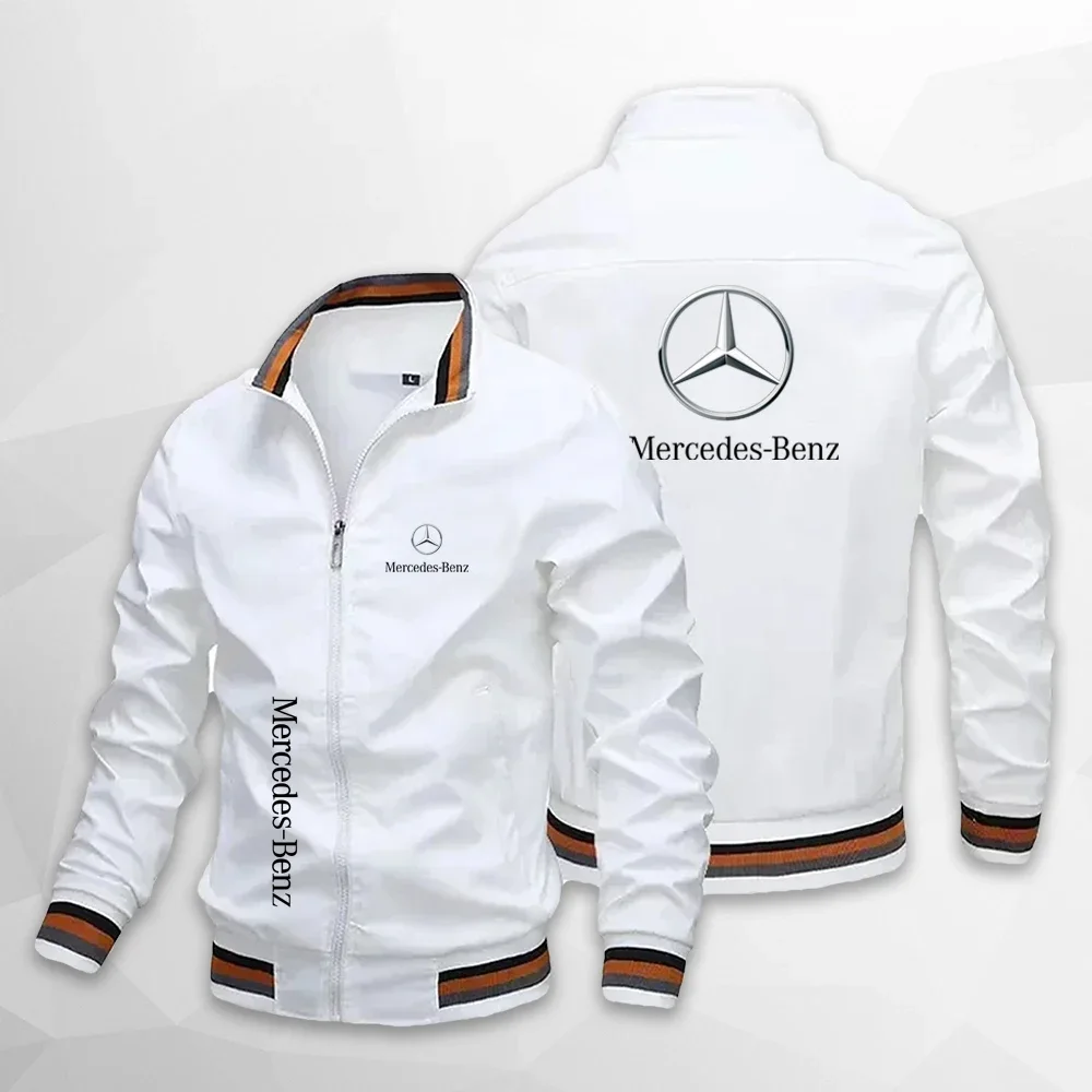 2024 new Mercedes Benz men\'s and women\'s cycling jackets, motorcycle jackets, high-quality outdoor leisure sports bike jackets,