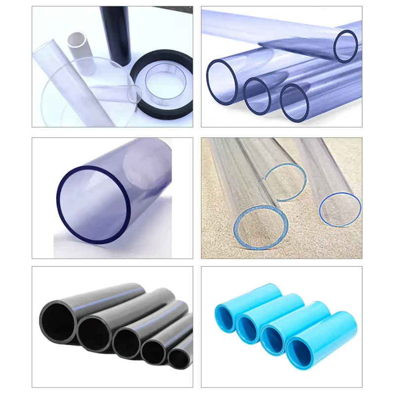 Diameter 50mm Automatic Tube Cutting Machine Metal Pipe Fiber Honeycomb Pipe Cutting Machine Matched With Extruder