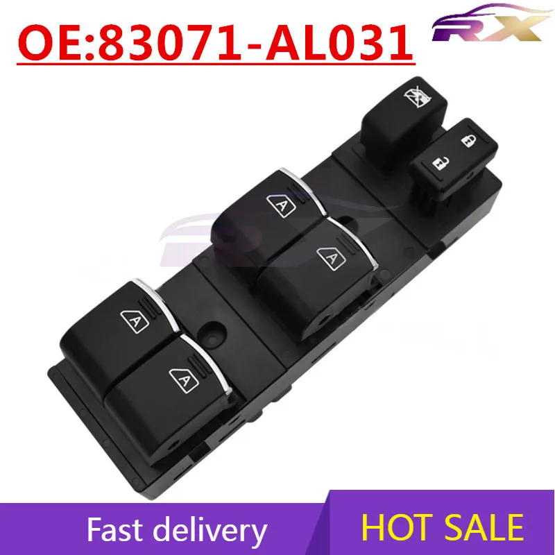 

OEM:OEM:83071-AL031 Suitable For Subaru Outback Legacy Powered Windows Glass Lifter Key Switch