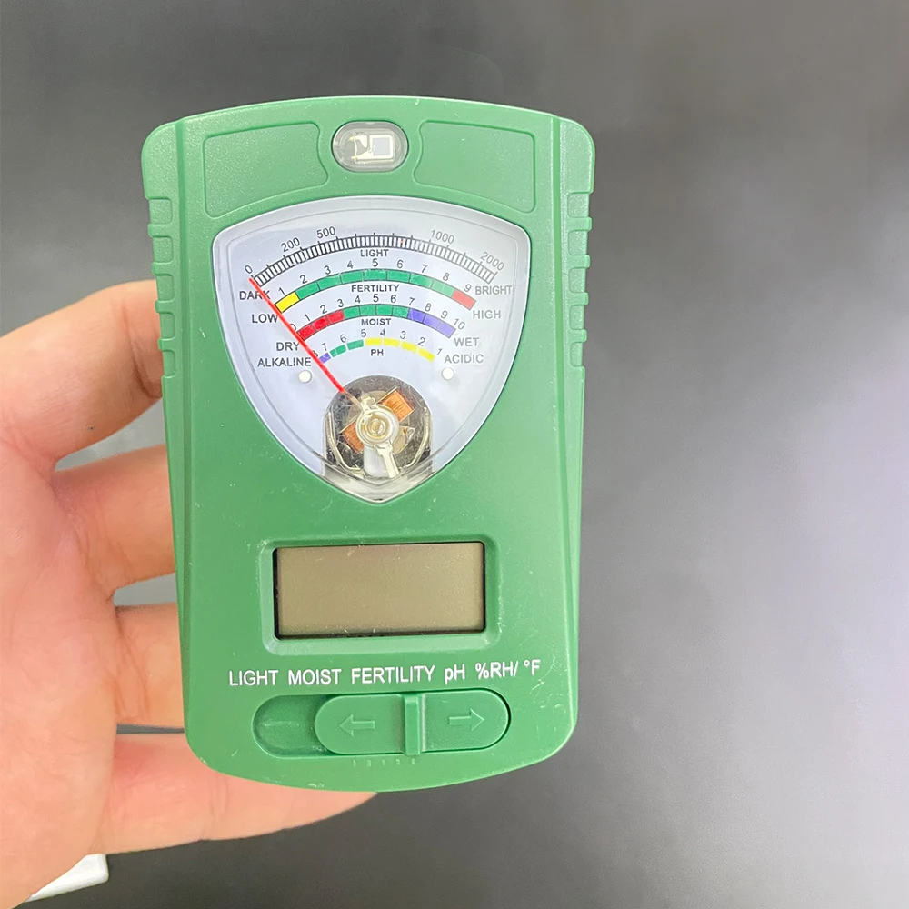 

Многофункциональный измеритель почвы 7-в-1 для растений: влажность, pH, температура, плодородие и освещенность для домашних садов и теплиц