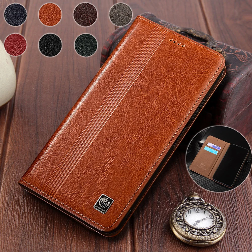 

Vertical Line Genuine Leather Flip Case For ZTE Nubia Z30 Z40 Z40S Z50 Z50S Z60 Z60S Z70 Z70S Z80 Pro Ultra Cover Card Cases