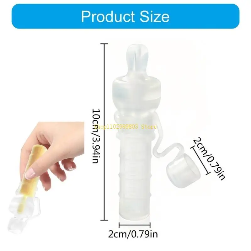 6 قطعة مجمع اللبأ أنبوب تخزين حليب الرضاعة الطبيعية 5 مللي جمع حليب الثدي للتعبير قبل الولادة وبعد الولادة J0MF #6