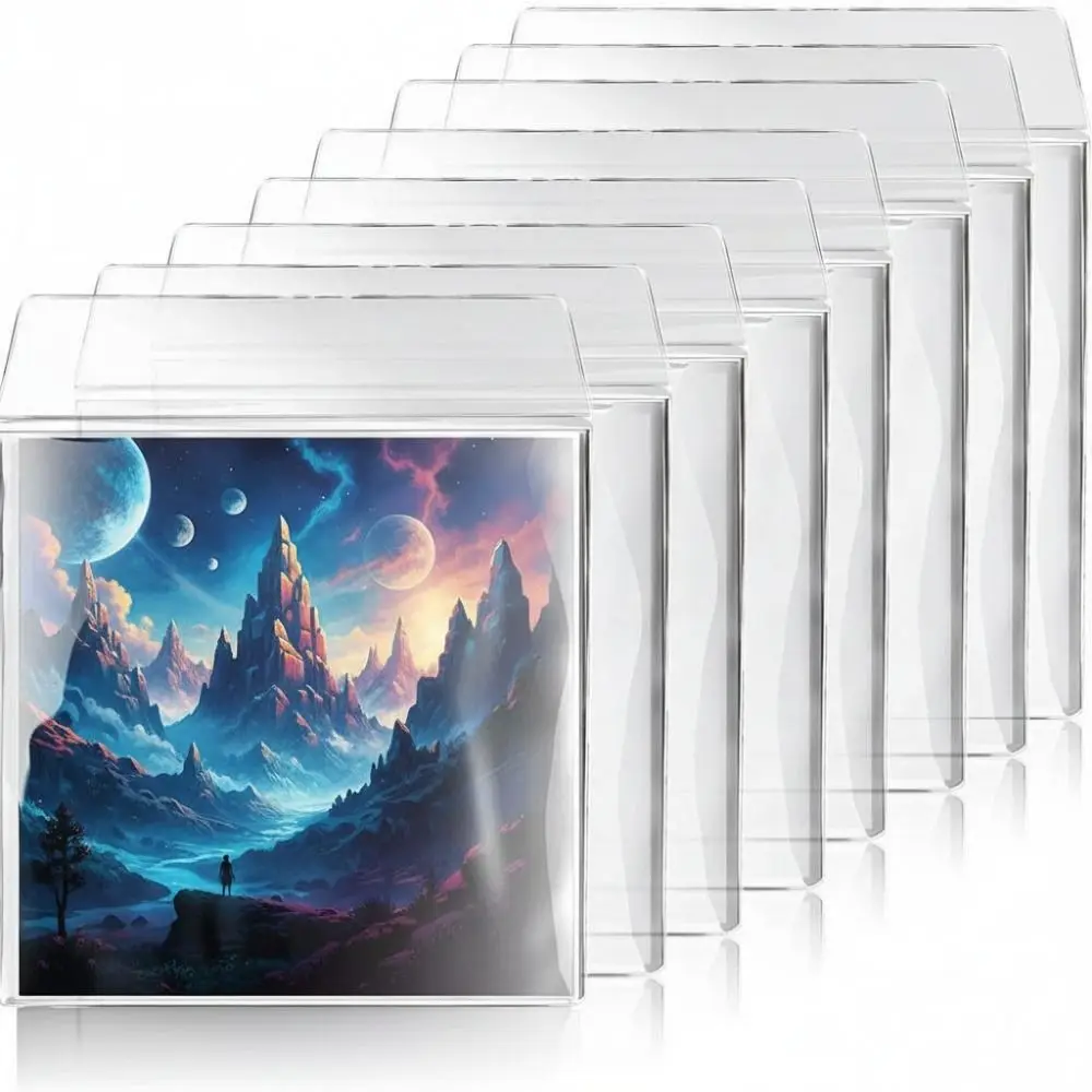 Useful 7/10/12 inch Vinyl Records Sleeve Resealable Thickened Record Protection LP Record Cover Record