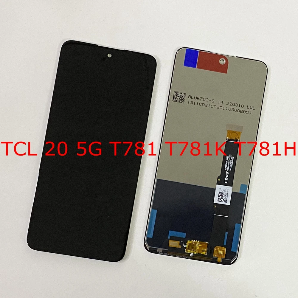 For TCL 20 SE T671H LCD Display Digitizer For TCL 20L T774H 20R LCD 20L+ Plus T775H LCD 20Y 20E 6156D 20B 6159K 20 Pro 5G LCD