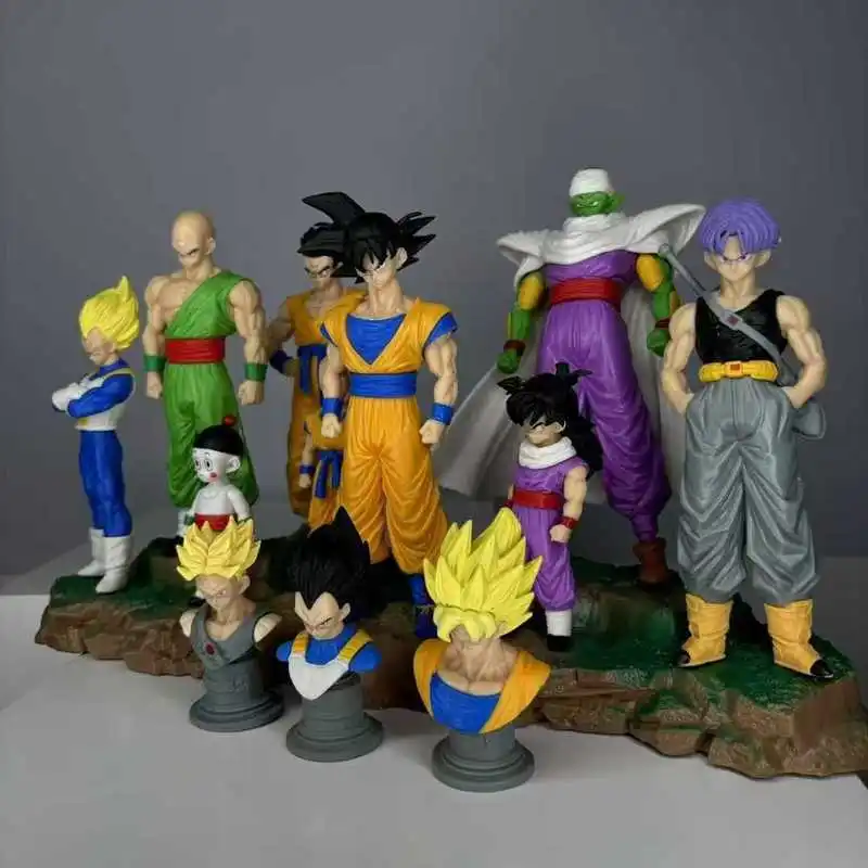 Dragon Ball Gk Z Figure Warrior Full Set Second Infinite Series Action Figurine Collection Model Home Ornament Toys Kids Gifts