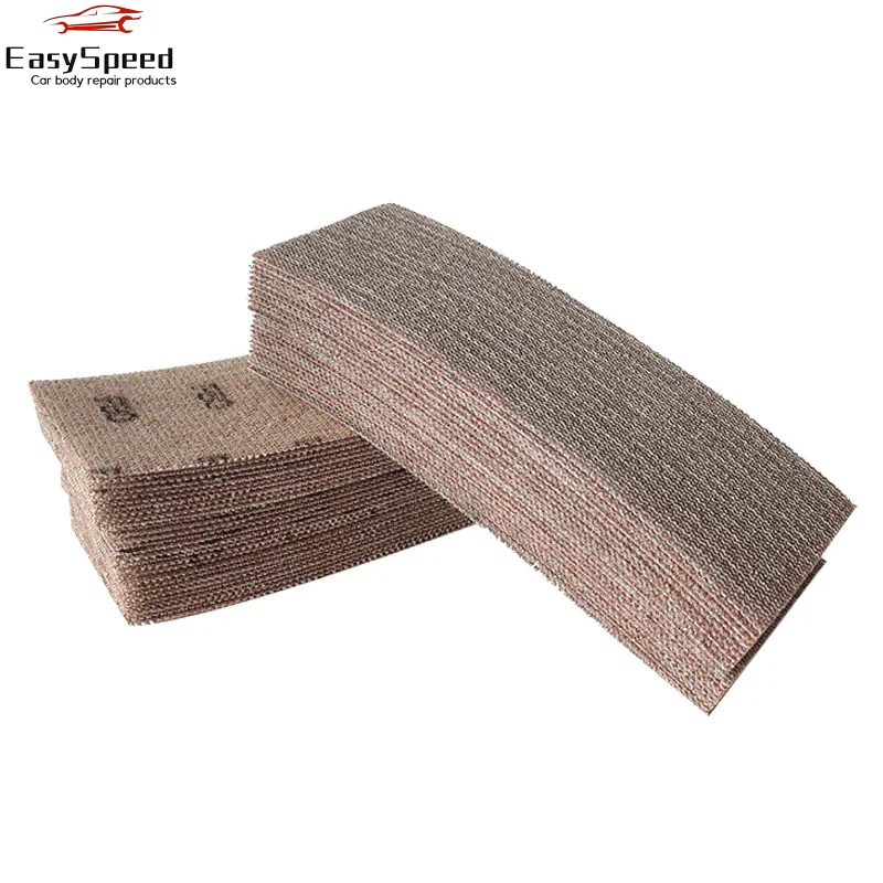 Suitable for MIRKA Mesh Sand Square Dry Grinding Mesh Sandpaper 70/198mm Sanding Dust Suction Flocking Abrasive  Rectangle