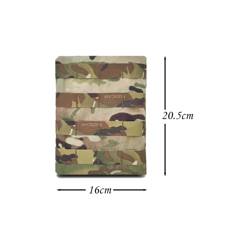 Airsoft Vest Side Panel Pouch CP Style AVS 6X7.5inch MOLLE Waist Cover Panel Gear Tactical Vest Side Panel Bag Plate Carrier view 5