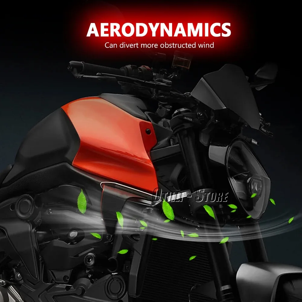 新型バイク MONSTER 937 Plus 2021-2025 2024 ウィングレット エアロダイナミック スポイラー サイドウィングキット ドゥカティ MONSTER937 SP Monster 950用