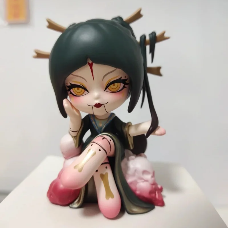 Hot Keira Tenth Generation Lock Demon Thin Dark Horror Series Fashion Trend Blind Box Art Toy Collectible Toy Ornaments Gifts