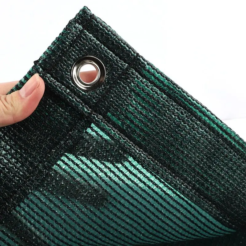 

Настроить HDPE Темно-зеленая солнцезащитная сетка Открытый газет УФ-блок Солнцезащитная ткань Садовые растения Укрытие от солнца Балконный забор Сетка для конфиденциальности