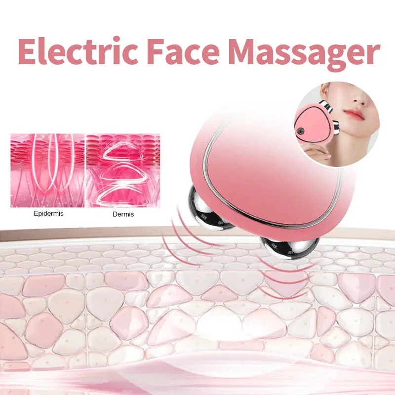 Gezichtsmassage Roller Beauty Apparaat Face Lifting Skin Strakker Massager Elektrische Usb Oplaadbare Draagbare Multifunctionele Apparaat