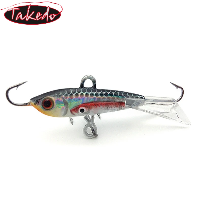 TAKEDO-Ice Fishing Lure, Fishing Jig, VIB for Carp, Pike Perch, Winter, 4 Colors, 60mm, 10.5g, SP10, 2022