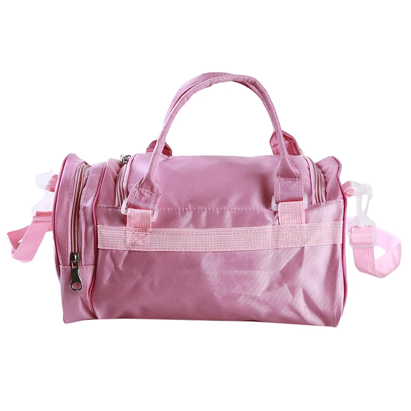 Pink Travel Handbag For Girl Large Capacity Storage Shoulder Bag Zipper Portable Versatile Travel Bag For Students Bags